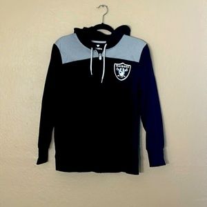 Women’s Fanatics Raiders Zip Up Jacket Size Large
